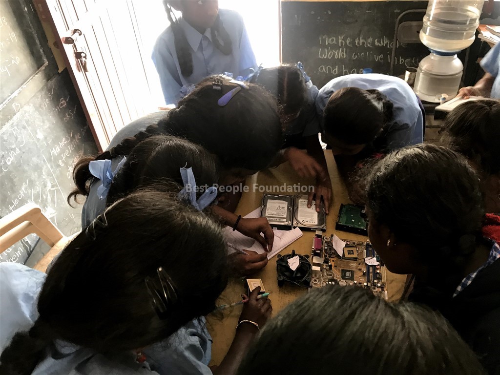 Workshop participants working